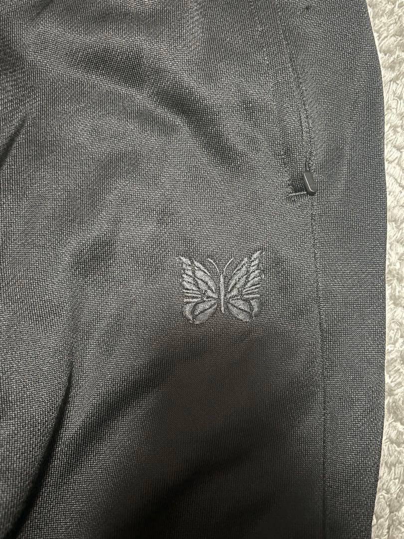 Needles 黒パンツ Lサイズ 蝶刺繍