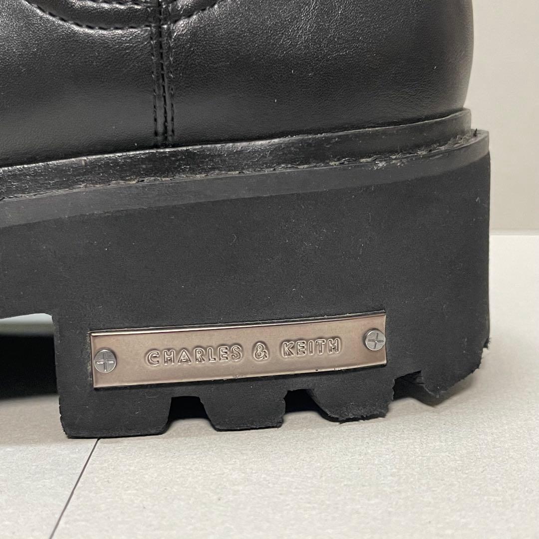 CHARLES&KEITH サイドジップ アンクルブーツ36/23.0cm