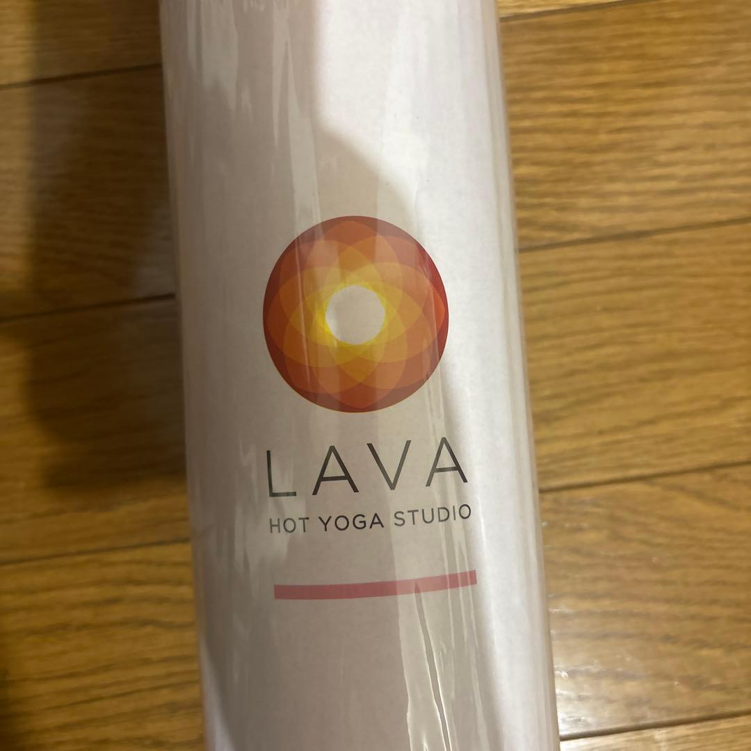 【新品未使用】LAVA ヨガマット 収納バッグセット　ピーチ