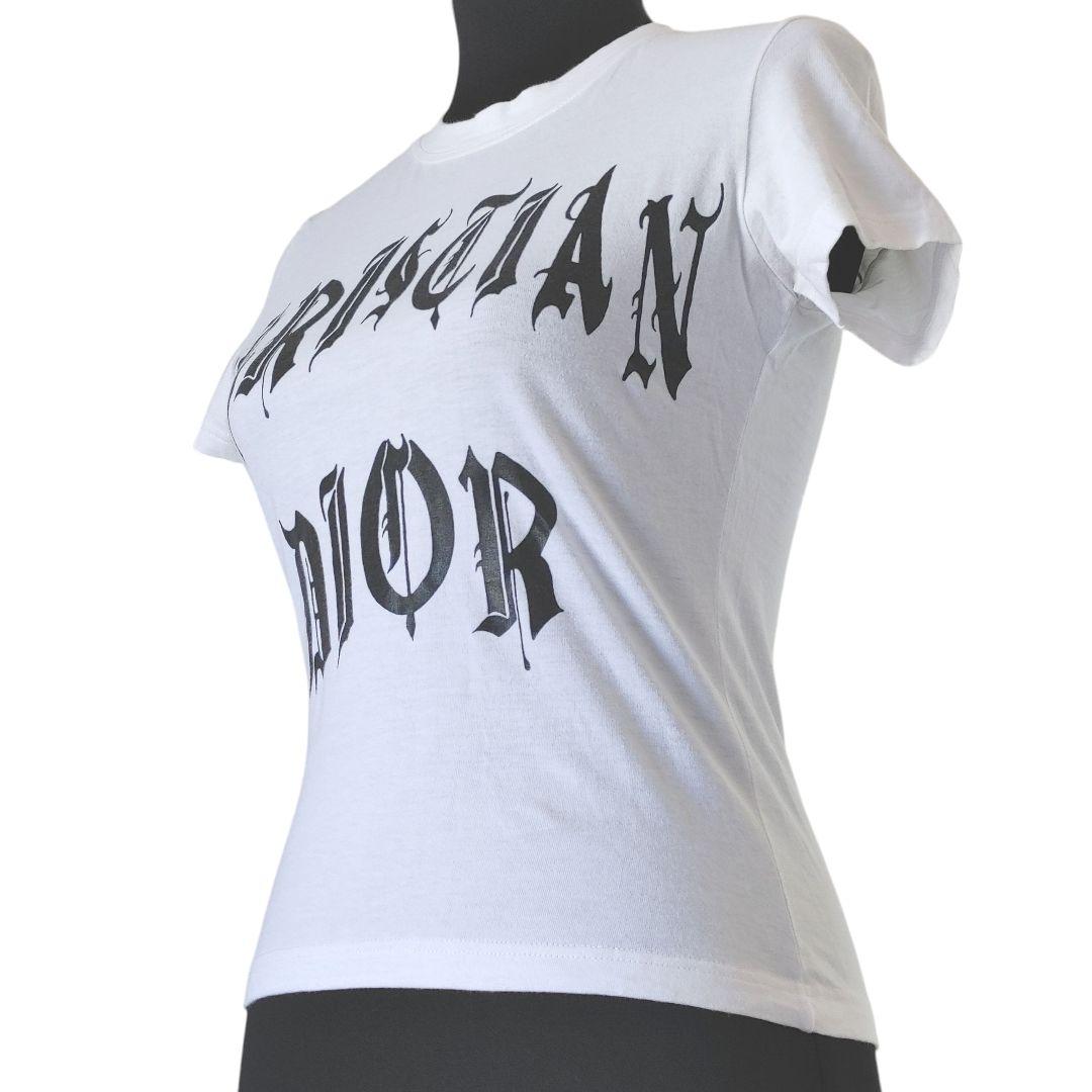Christian Dior ガリアーノ1947 2002 ロゴプリントTシャツ
