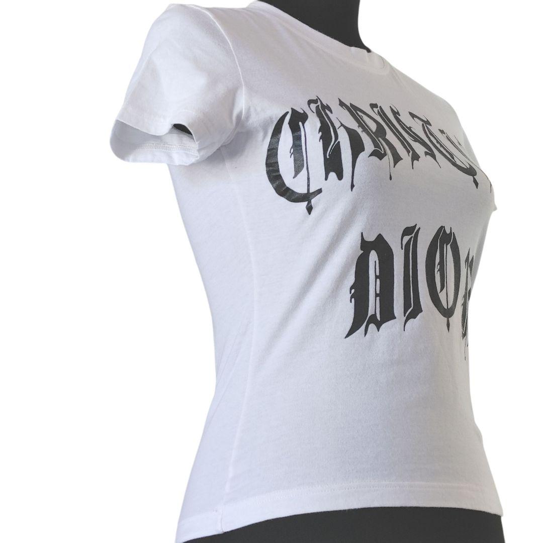 Christian Dior ガリアーノ1947 2002 ロゴプリントTシャツ