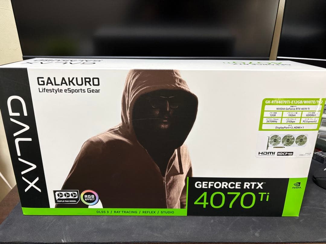 GK-RTX4070Ti-E12GB/WHITE/TP2 品薄モデル　グラボ