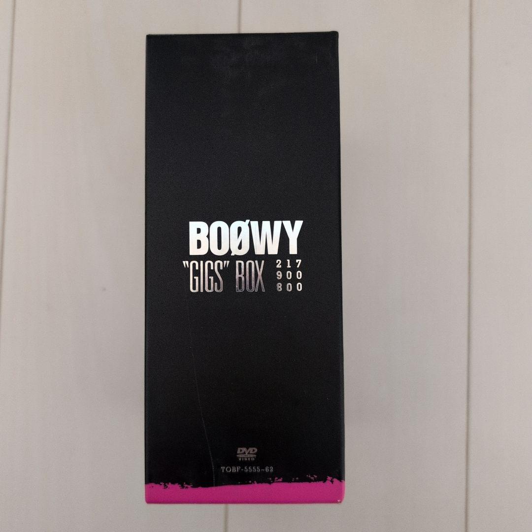 BOØWY \"GIGS\" BOX 8枚組 DVD