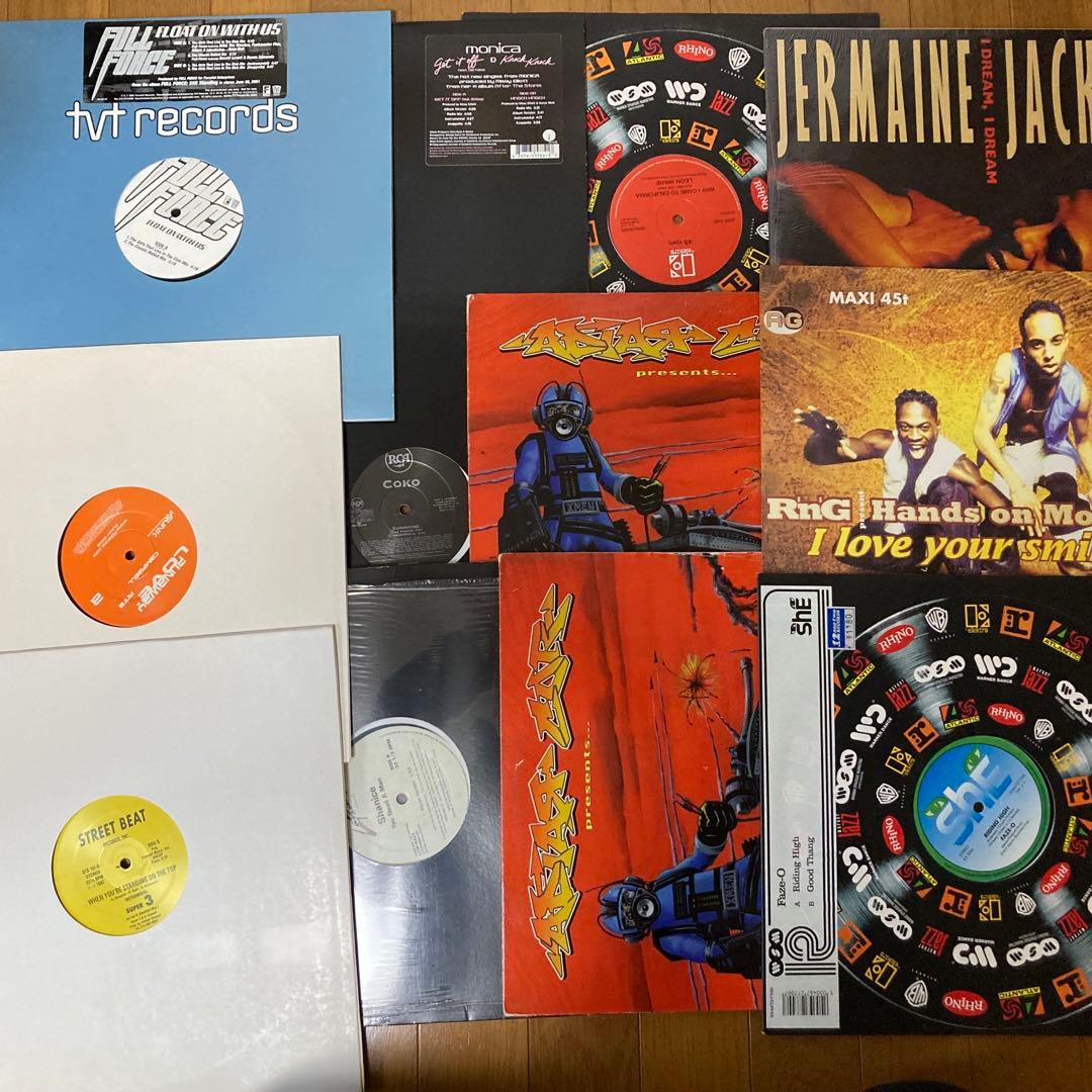 最終値下レコードbox付き•激レア多数‼️ hiphop r&b レコード約62枚