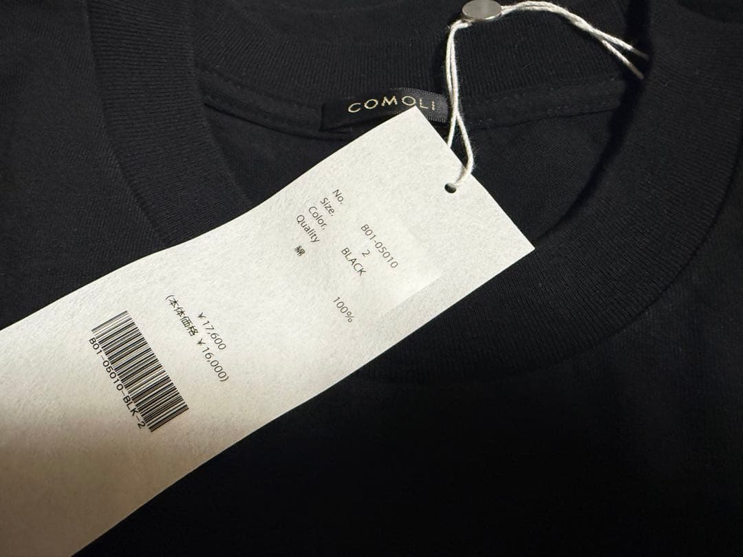 た*ん様 【25SS】comoli コットンジャージ半袖　コモリ　a.press