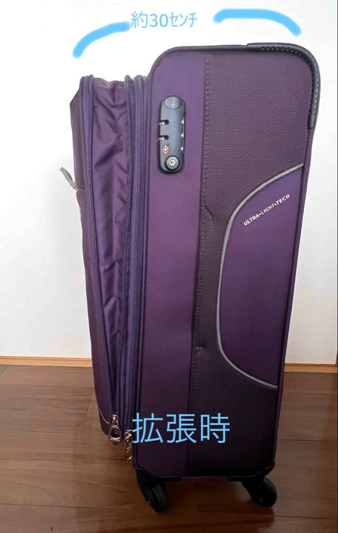 AMERICAN TOURISTER スカイスピナー　パープル　スーツケース
