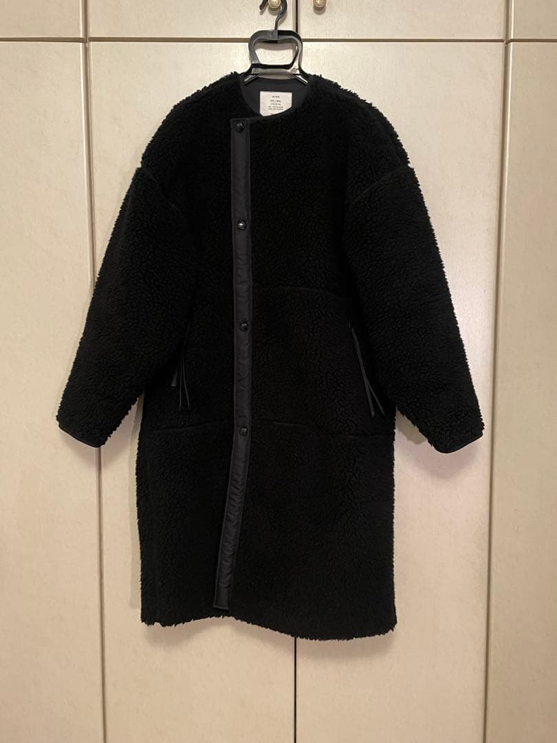 【新品未使用品】HYKE ハイク FAUX SHEARLING ボアコート