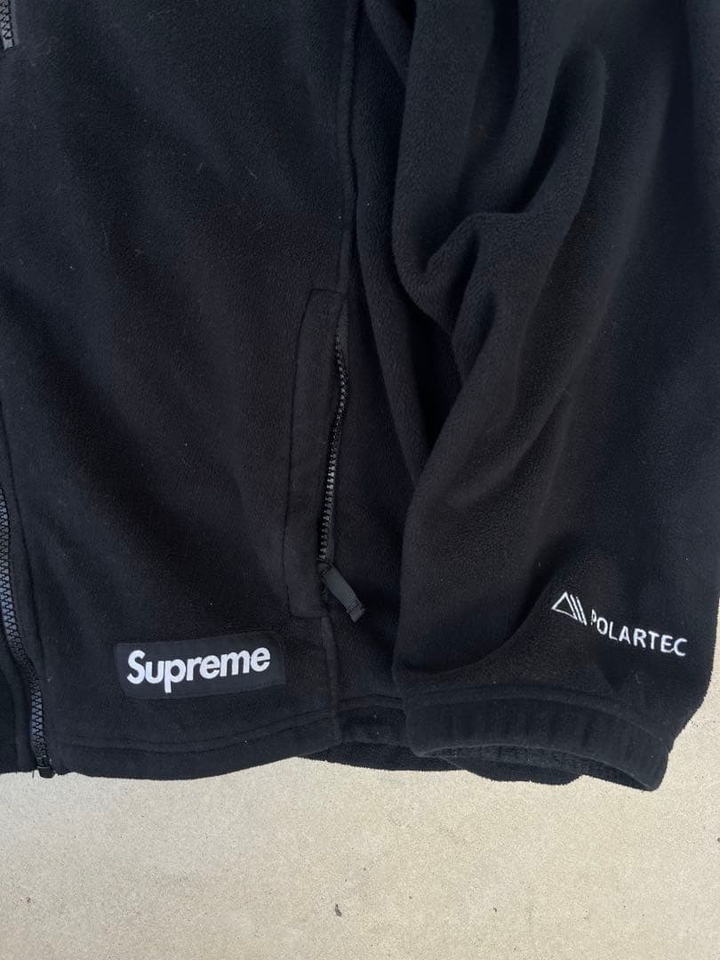 ジャケット・アウター Supreme Polartec Zip Jacket Black L