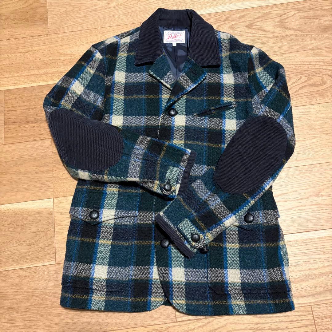 【USA製】別注 DUFFER × Woolrich ウール生地　ジャケット