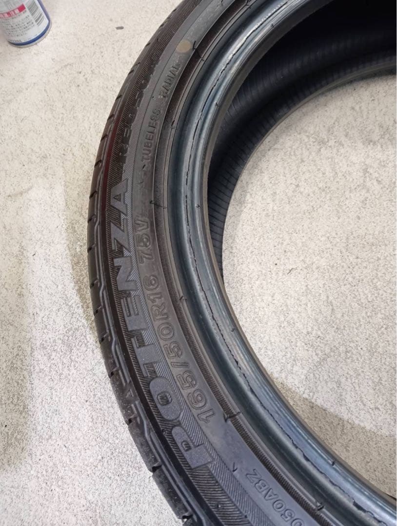 165/50R16　ブリジストン RE050　22年　コペン ムーヴ　N-BOX