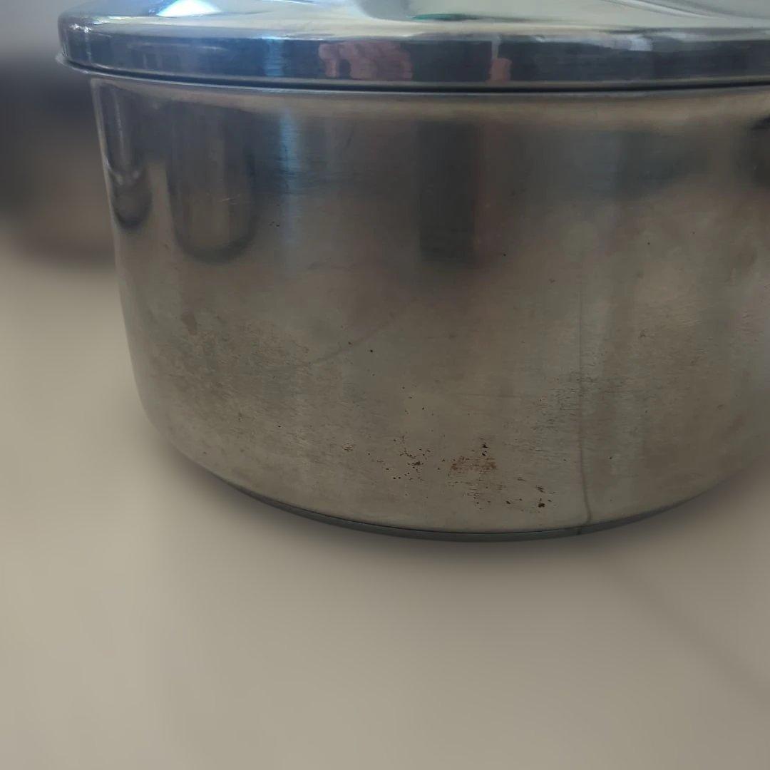 クリステル 両手鍋 3個セット　蒸し器３種類