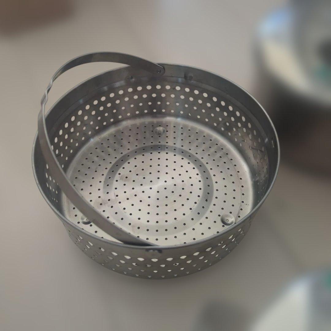 クリステル 両手鍋 3個セット　蒸し器３種類