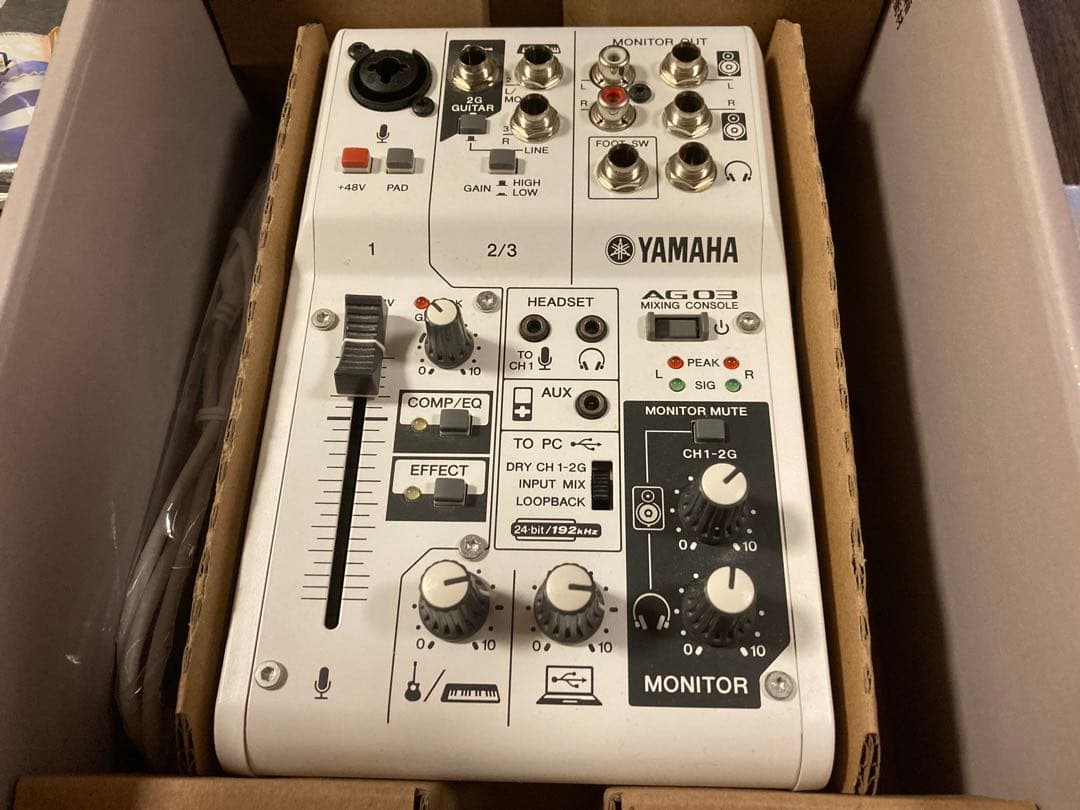 配信機器・PA機器・レコーディング機器 yamaha ag03