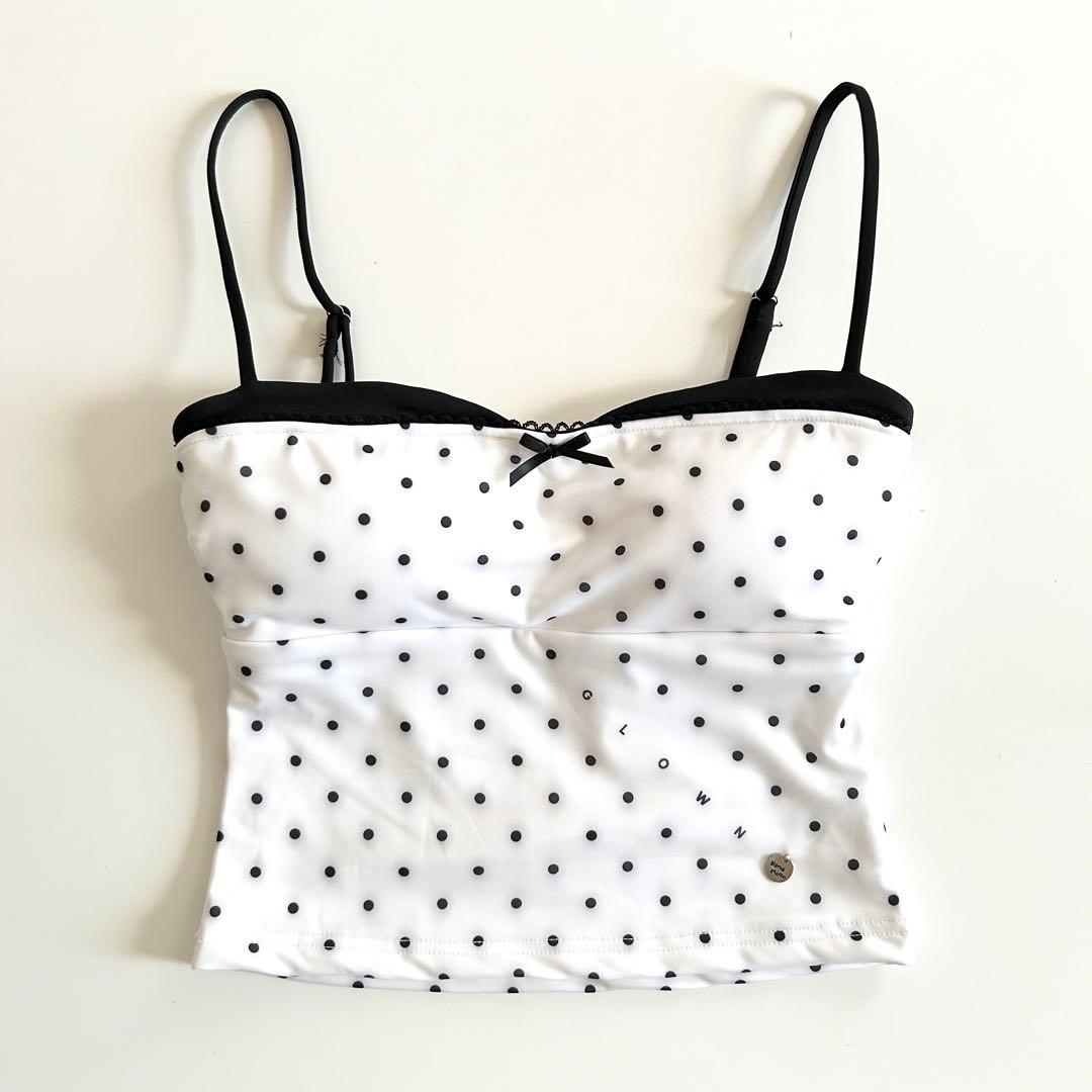MEOVV アンナ着用　Polka dot リボン キャミソール