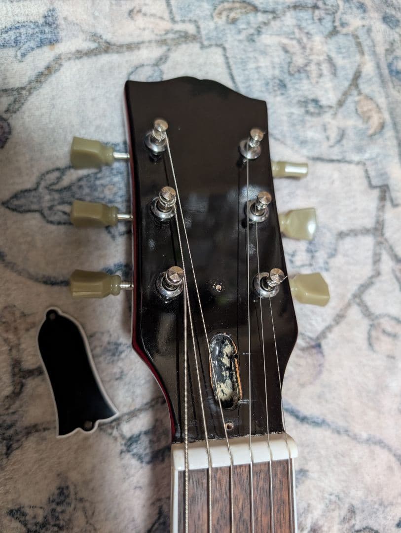 メーカー不明 レスポールタイプ ゴールドトップ P90
