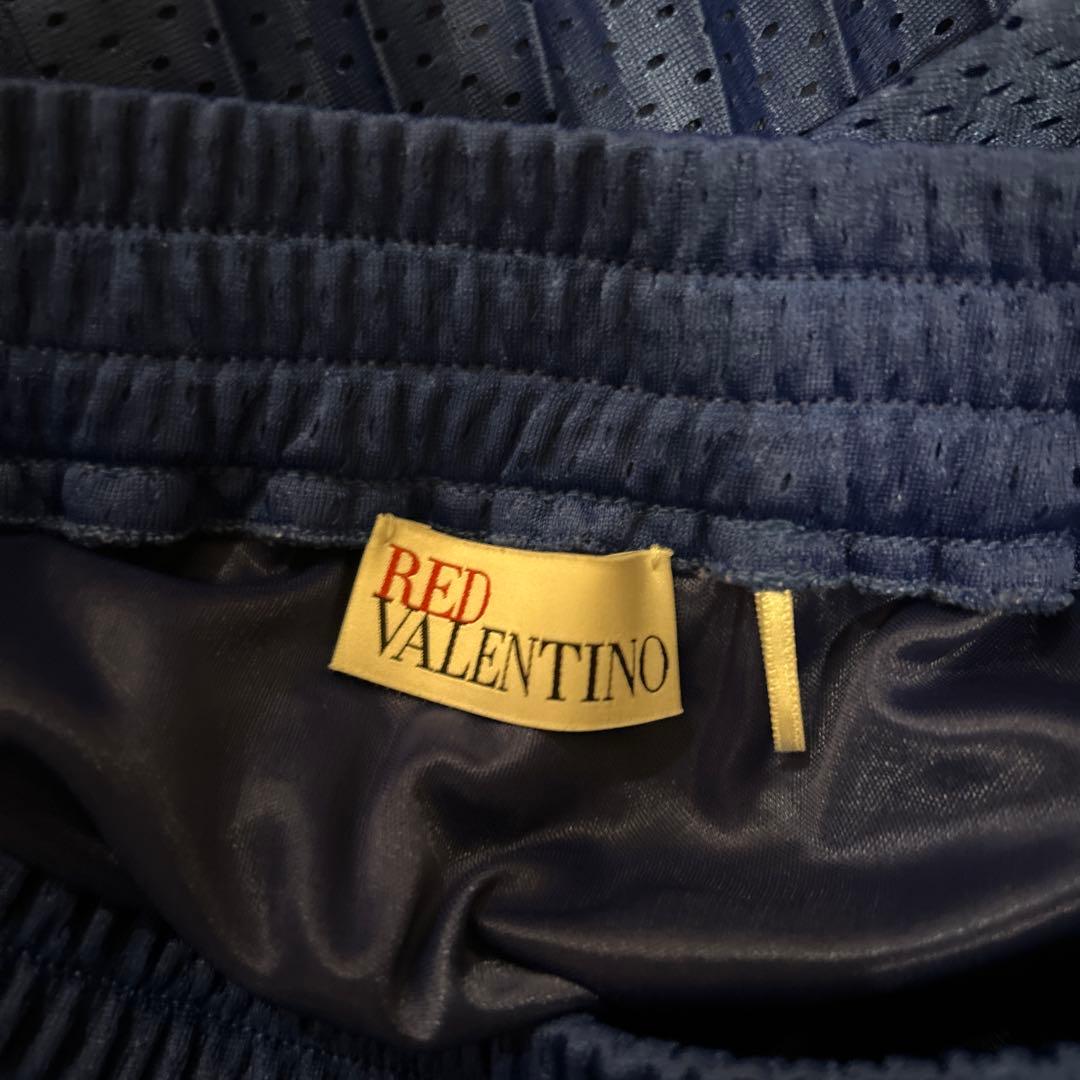 美品！RED VALENTINO ブルー プリーツスカート