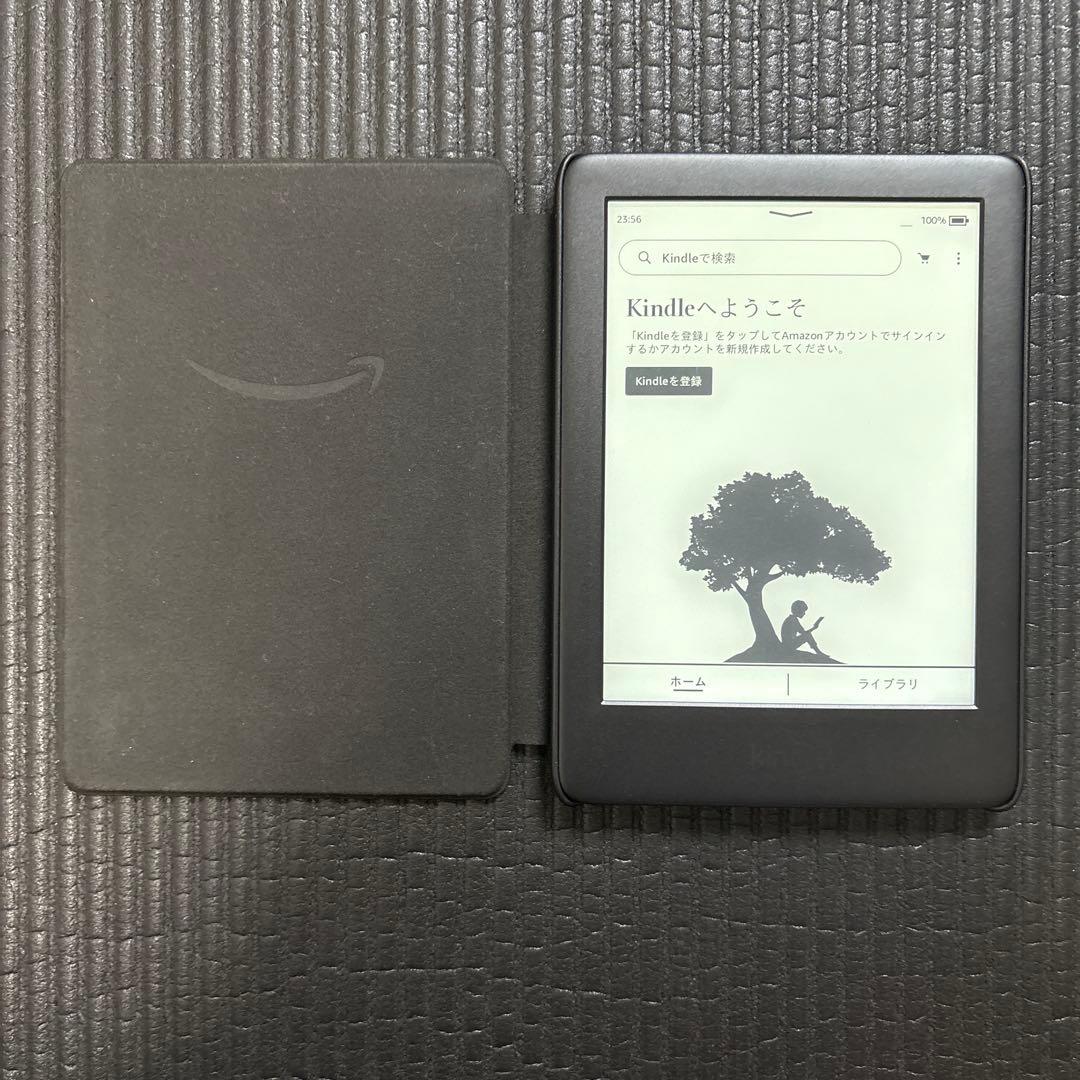 Kindle本体 ブラック 布製カバー付き