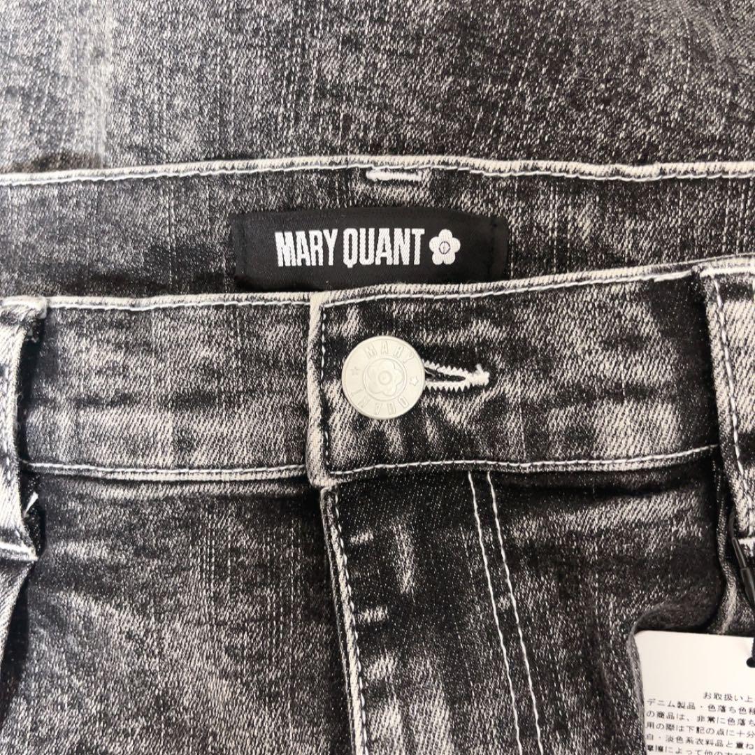 タグ付き未使用 MARY QUANT フロントタックデニム パンツ M