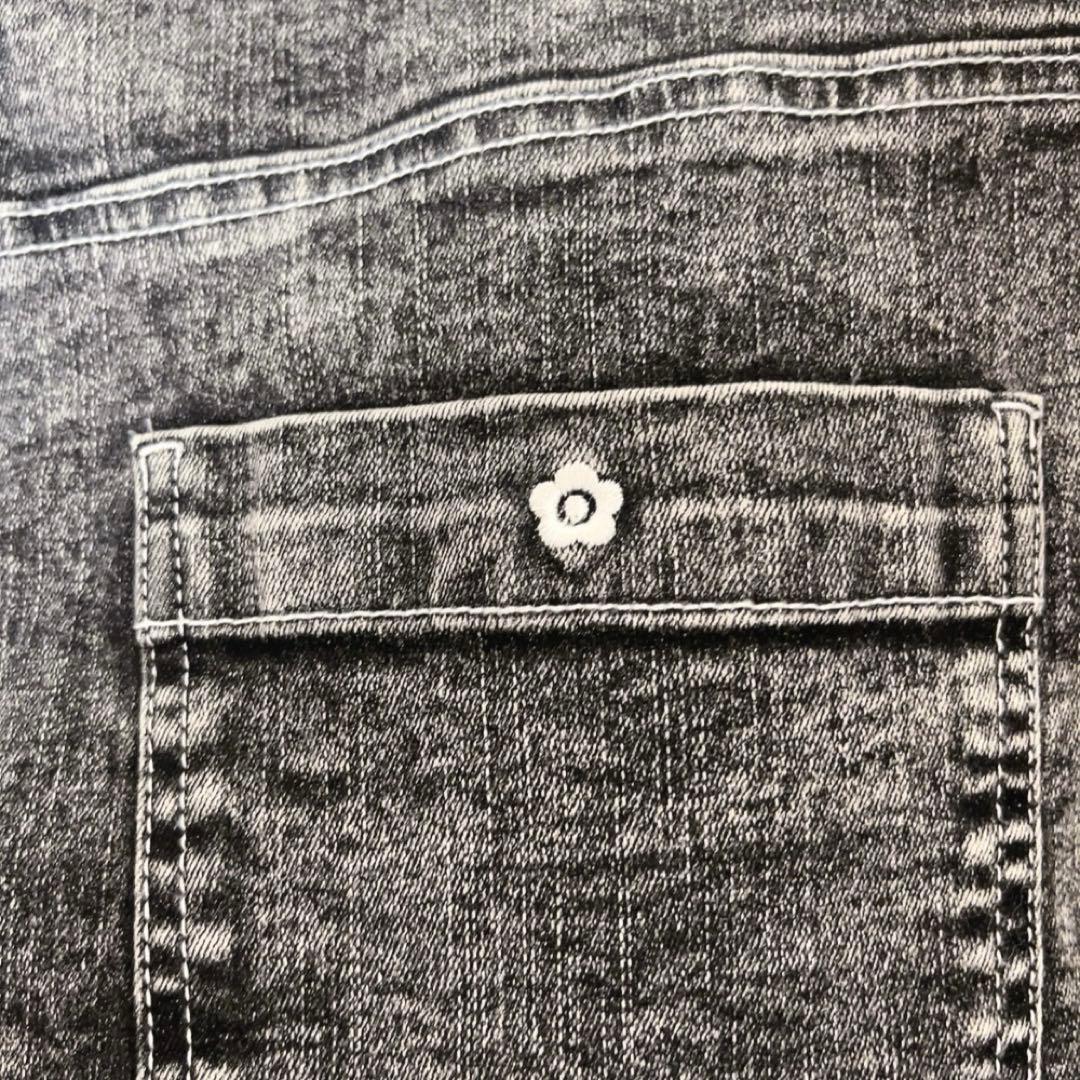 タグ付き未使用 MARY QUANT フロントタックデニム パンツ M