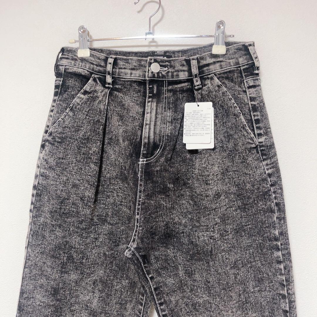 タグ付き未使用 MARY QUANT フロントタックデニム パンツ M