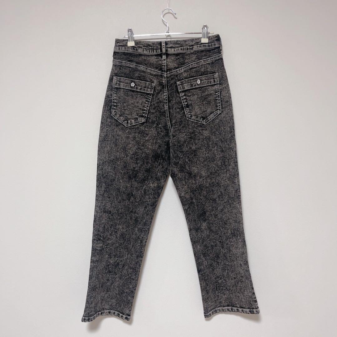 タグ付き未使用 MARY QUANT フロントタックデニム パンツ M
