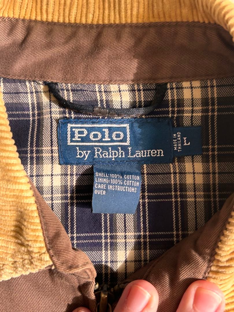 90s RALPH LAUREN スイングトップ L 襟コーデュロイ