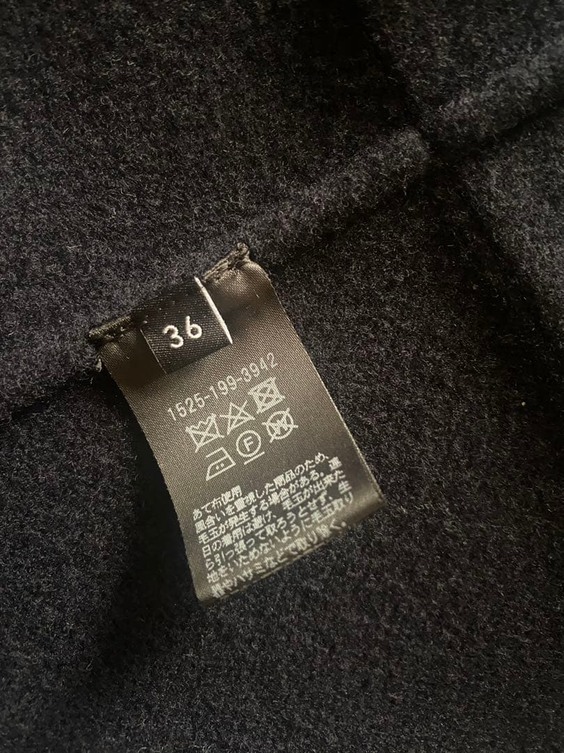 人気定番⭐︎UNITEDARROWS ダブルフェイスフーデッドコート36 ネイビー