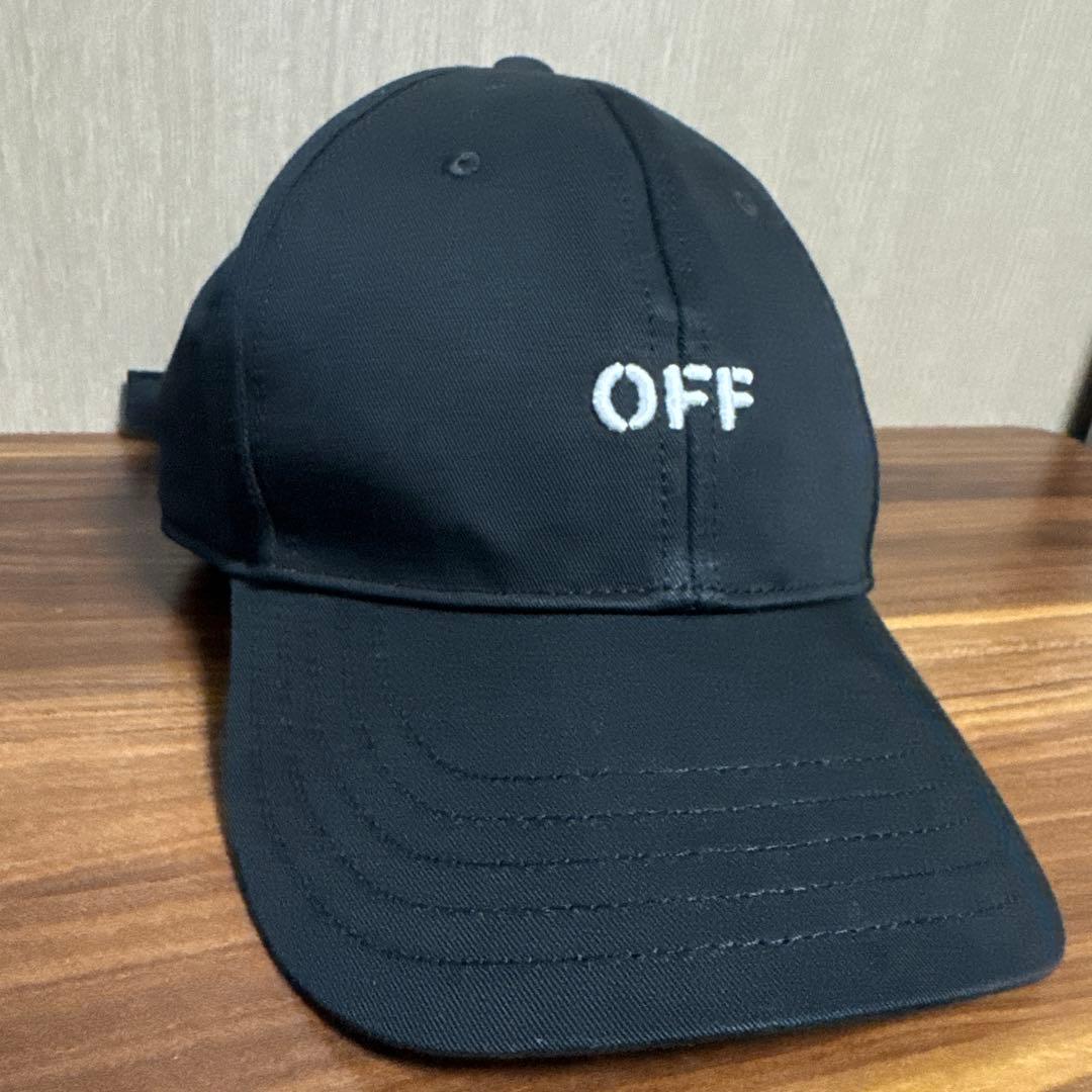 価格変更　OFF-WHITE キャップ ブラック