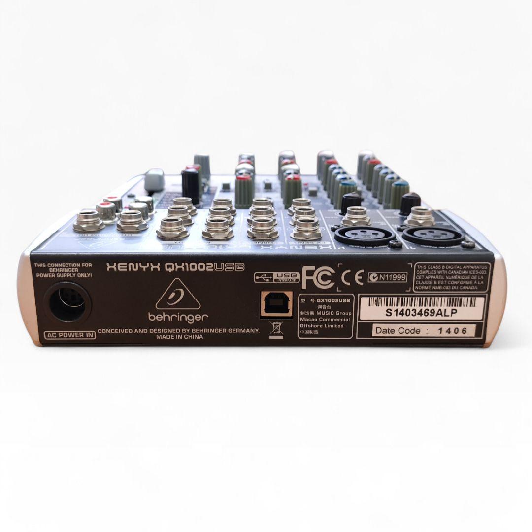 Behringer XENYX QX1002USB アナログオーディオミキサー