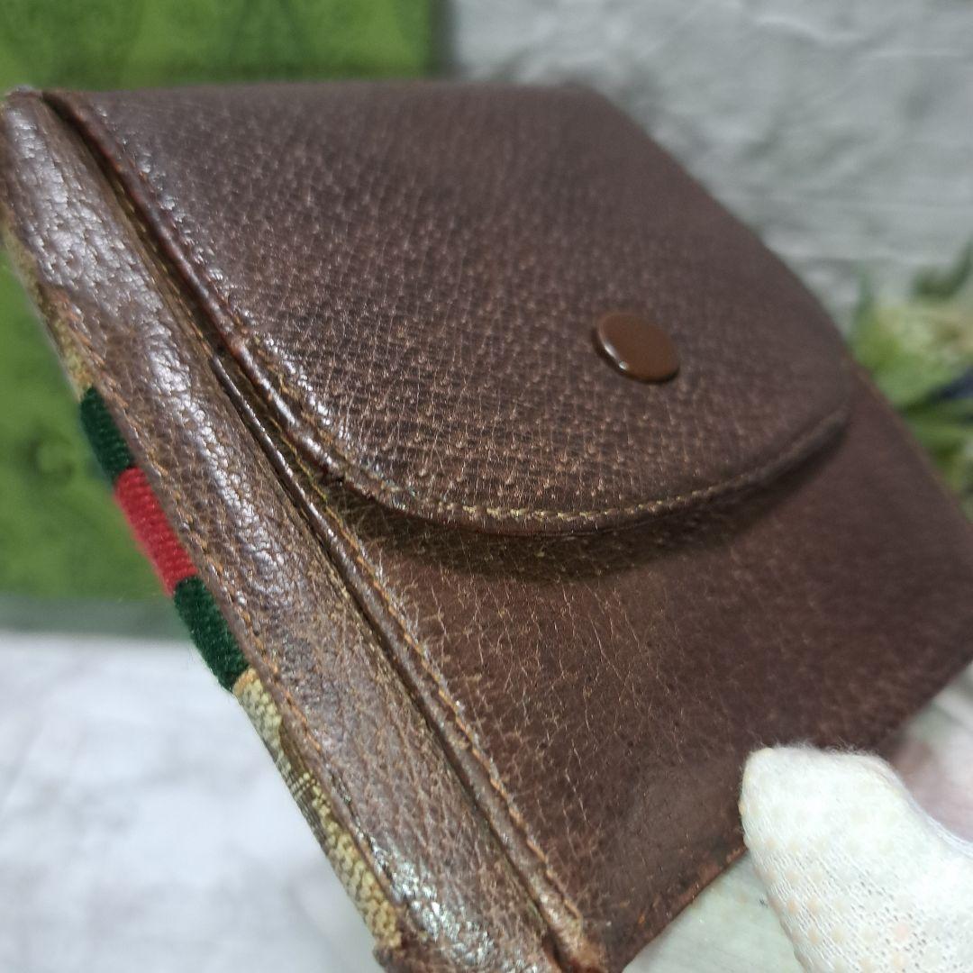 ✨️希少✨️GUCCI グッチ折財布 シェリーライン GGヴィンテージ