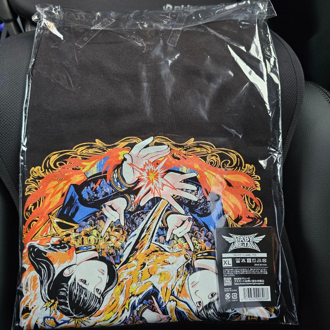 BABYL WHITE FLAME TEE【XLサイズ】