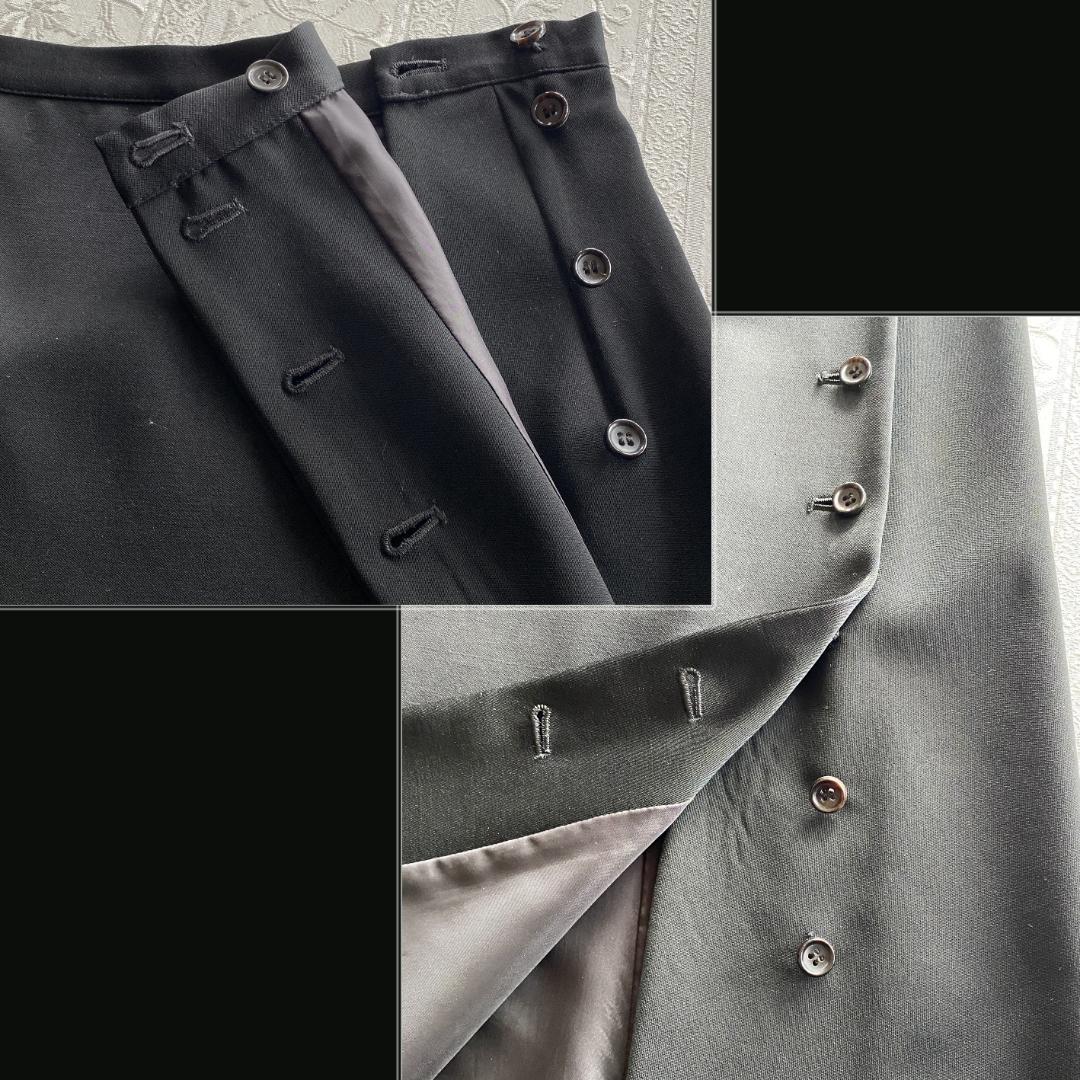 Yohji Yamamoto ヨウジヤマモト　ボタンいっぱいスカート　少し訳あり
