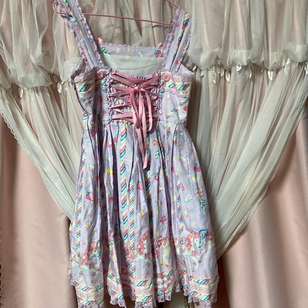 Angelic Pretty シュガーリィカーニバル柄 ジャンパースカート