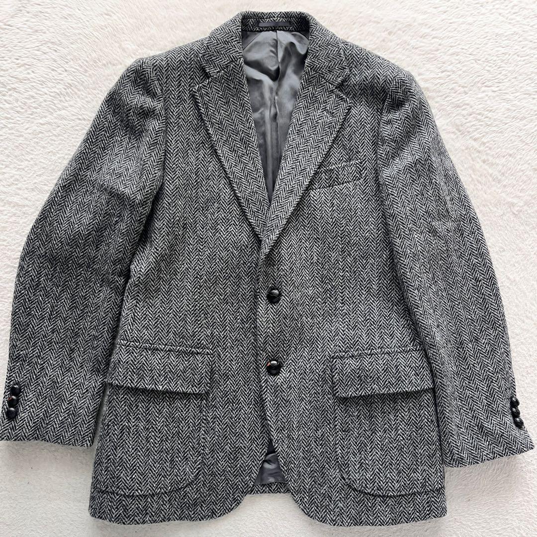 Harris Tweed ハリスツイード テーラードジャケット ヘリンボーン