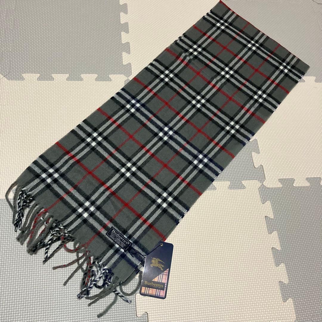 新品未使用✨BURBERRY バーバリー マフラー ノバチェック グレー