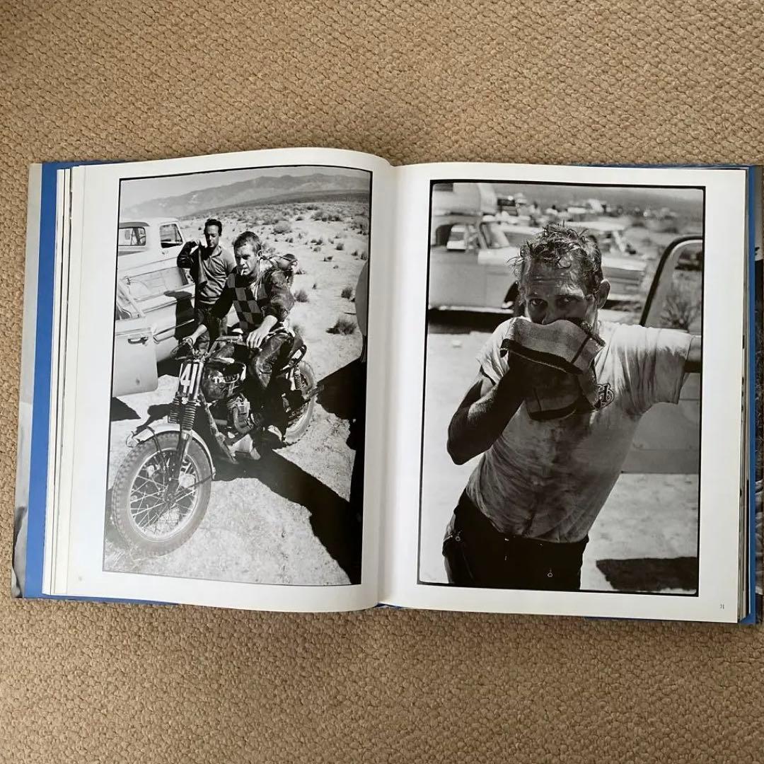 STEVE M cQUEENの生き生きとした写真集で数ページを載せました。