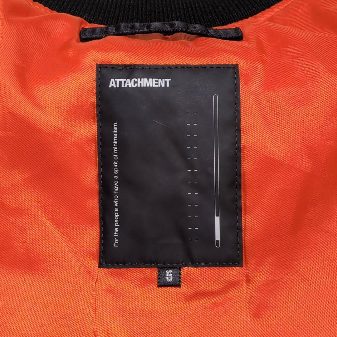 ATTACHMENT×AVIREX♦別注 3WAY リバーシブル MA-1 黒5