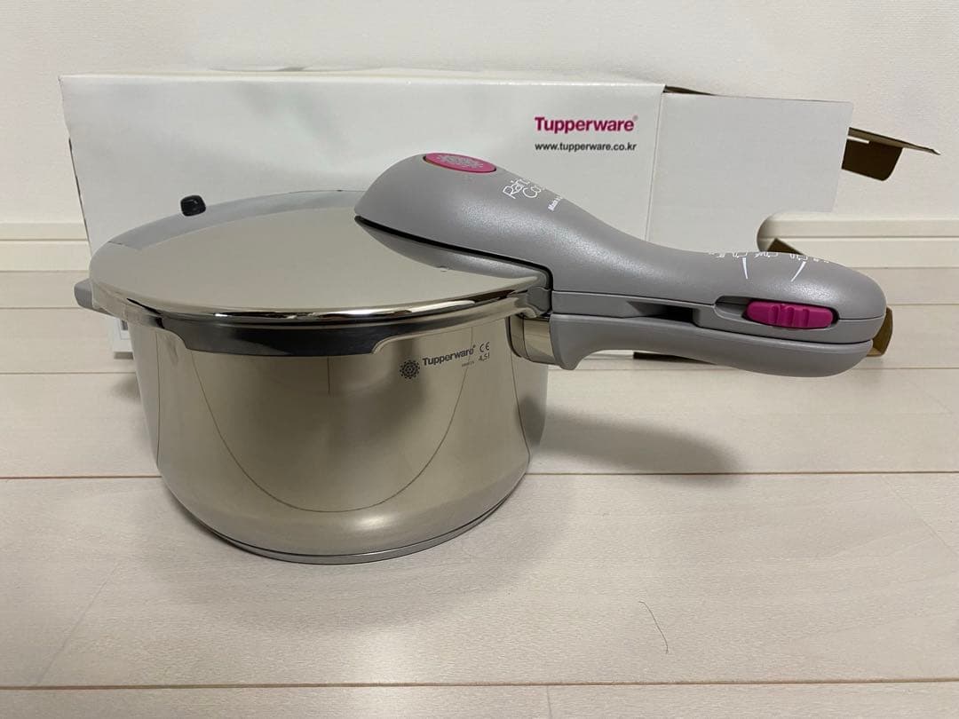 【新品未使用】タッパーウェア　レインボークッカー4.5L