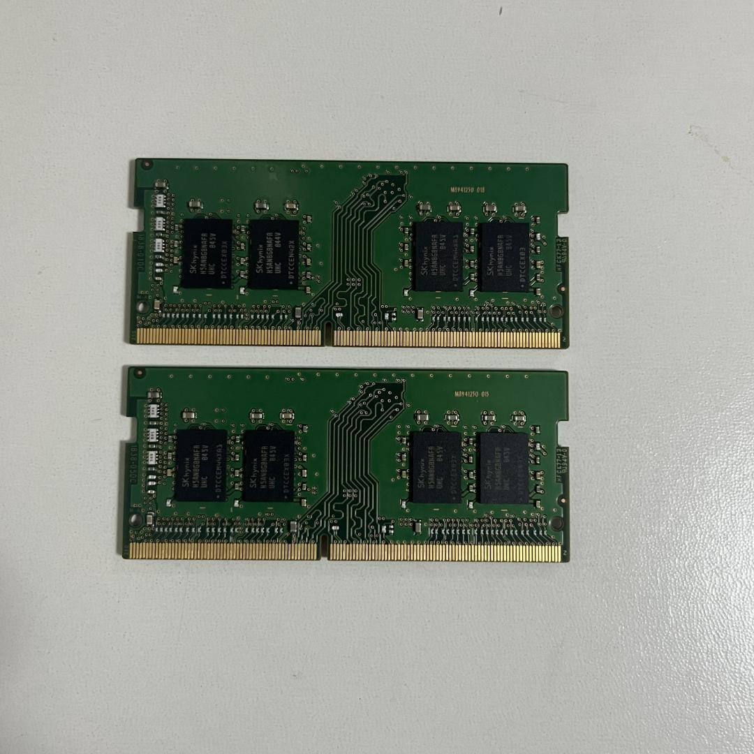 SK hynix 8G 1Rx8 PC4-2400T-SA1-11×2 計16G