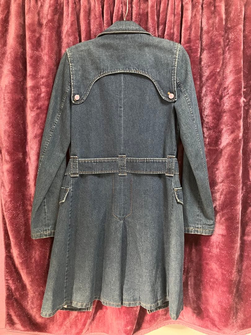 D&G デニムロングコート　春　スプリングコート