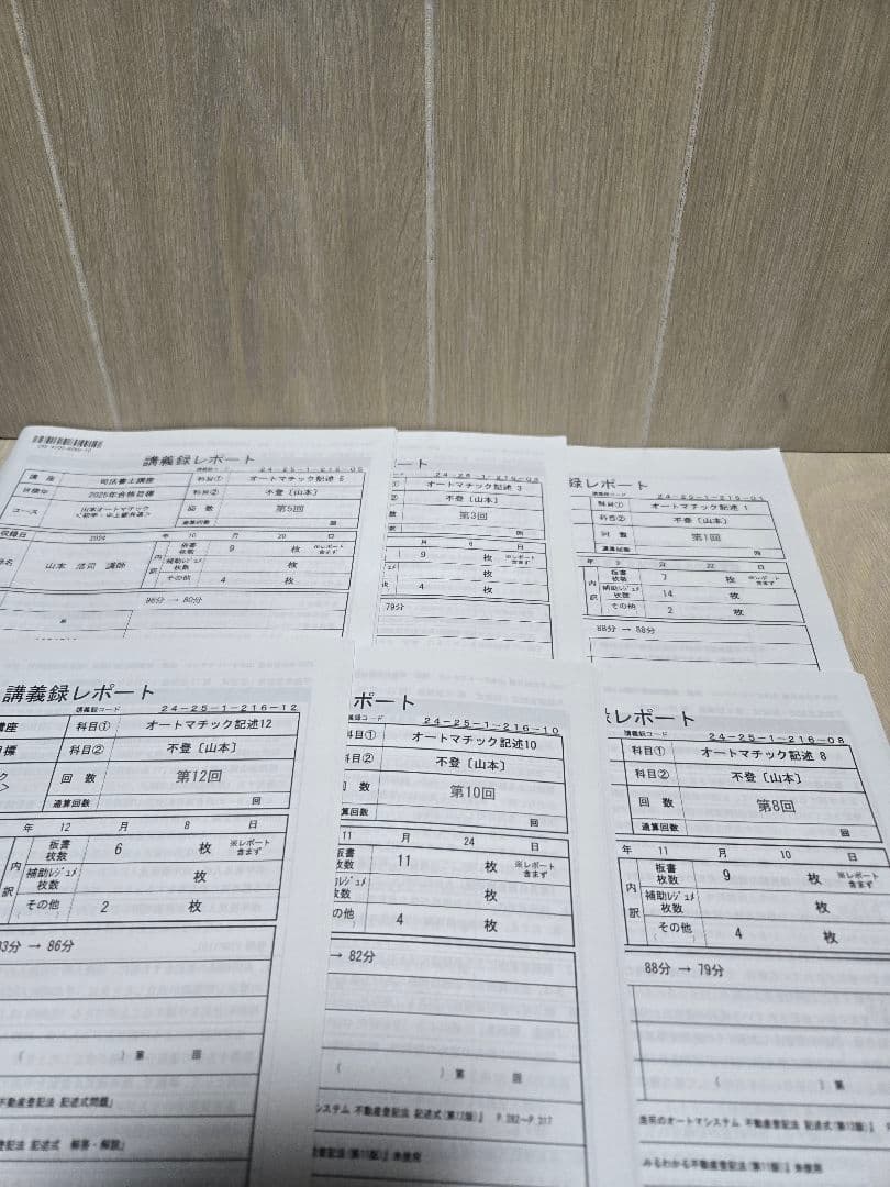 2025年合格目標　司法書士　山本オートマチック記述　不登•商登