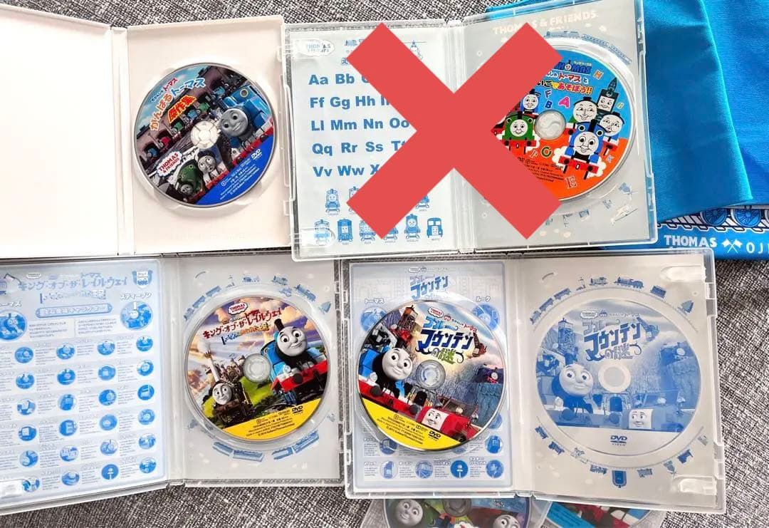 きかんしゃトーマス DVD 5本セット 動作確認済 CD リュック ランチバック