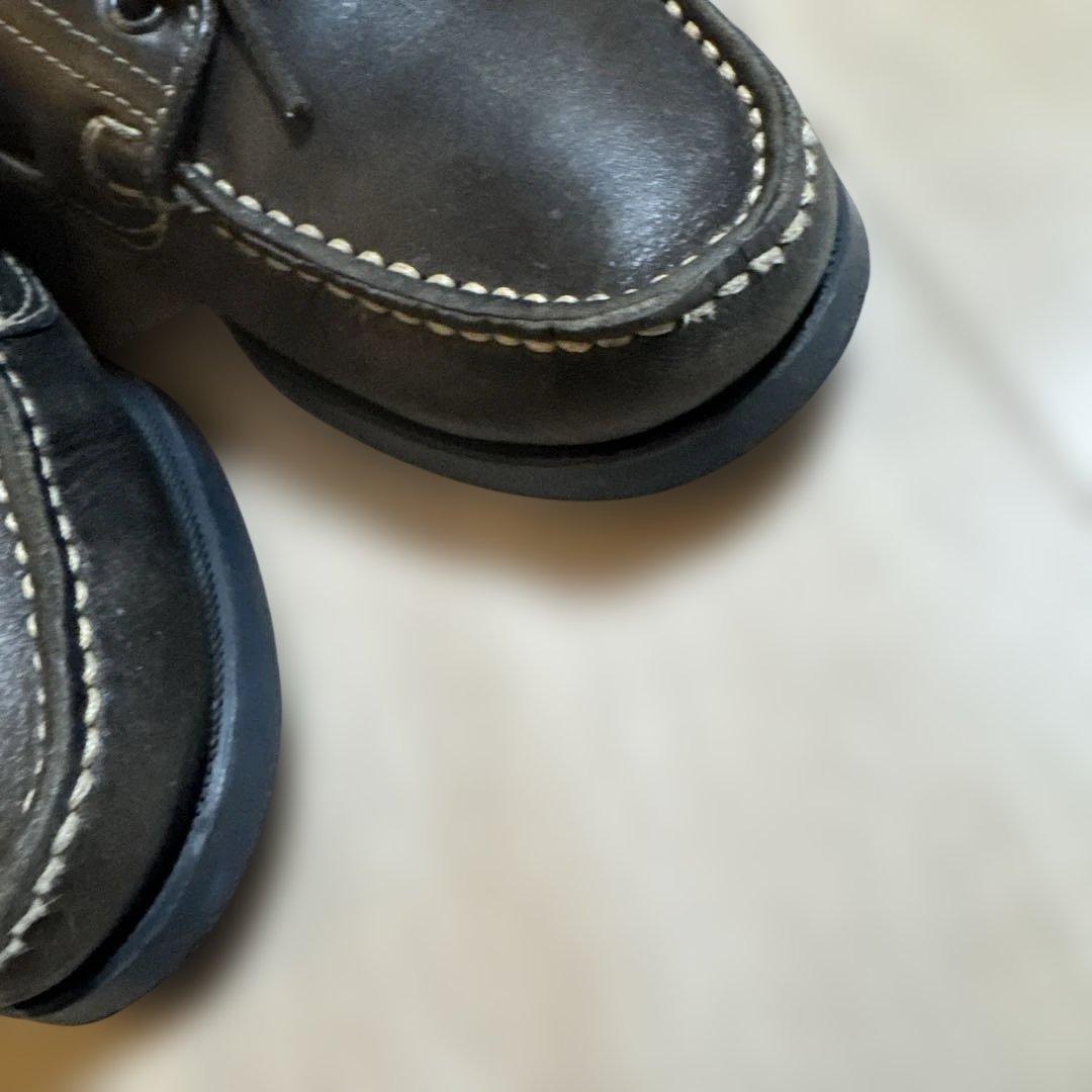 Paraboot Cousu Mainブラックモカシン