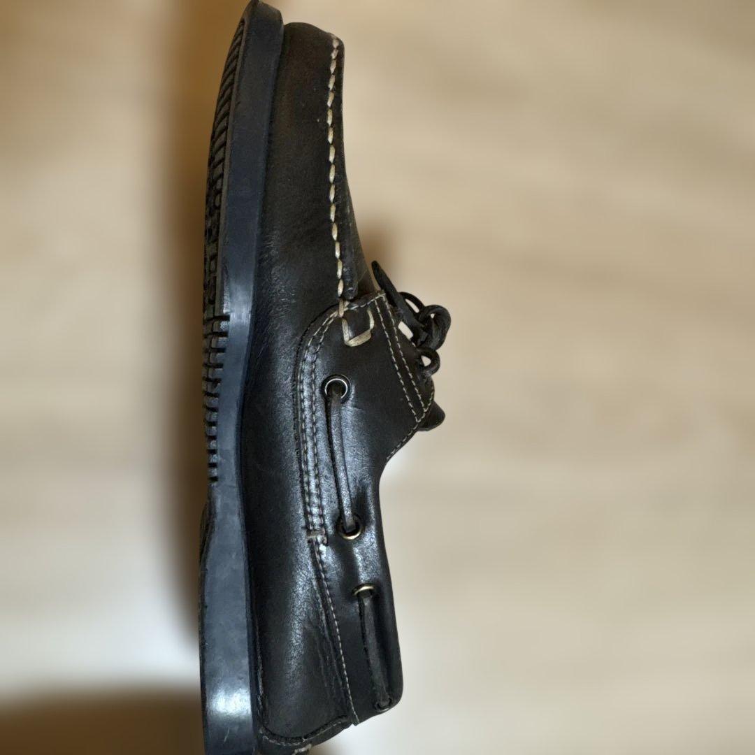 Paraboot Cousu Mainブラックモカシン