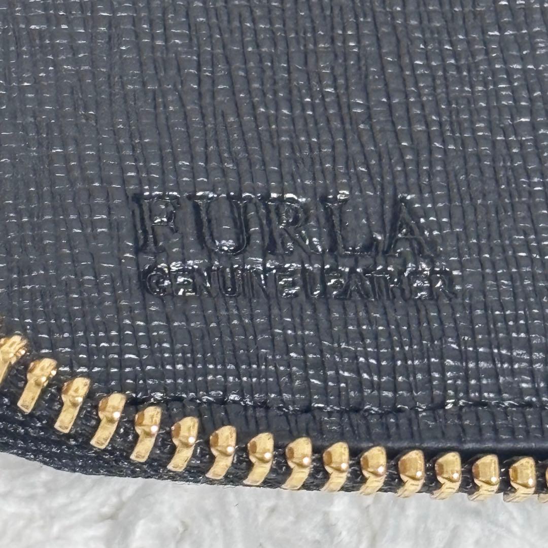 未使用　FURLA フルラ　バビロン　二つ折り財布　ラウンドジップ　財布