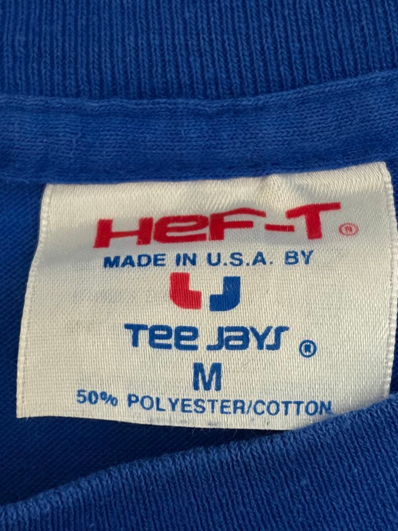 80s USA製 TEEJAYS HEF-T PRINT Tシャツ