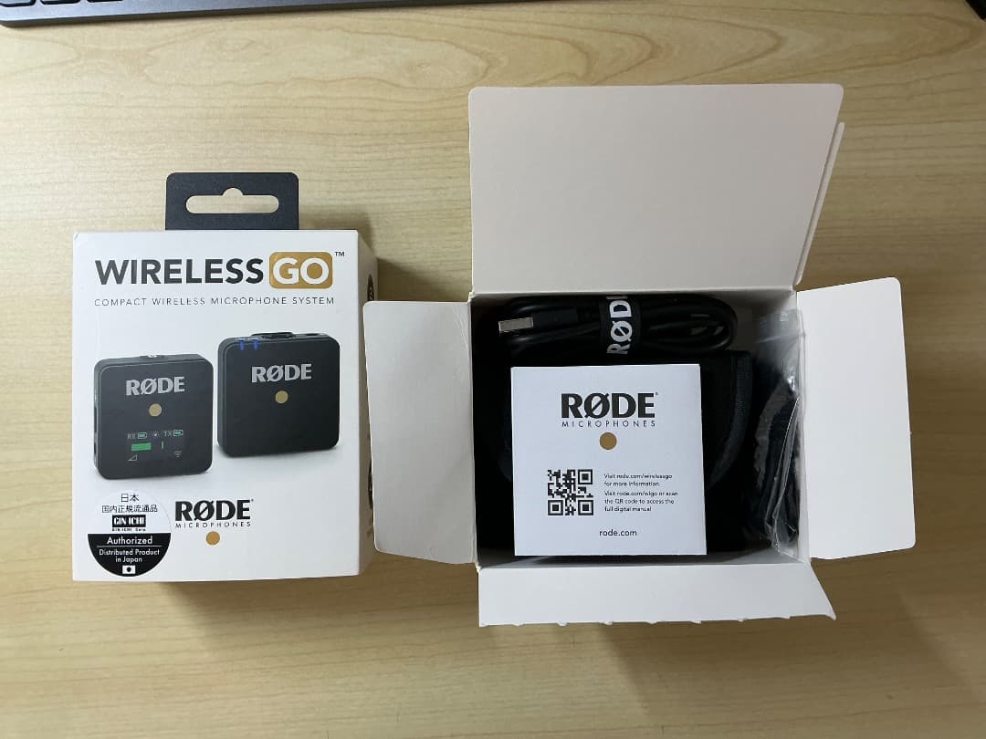 【美品】RODE ロード Wireless GO （ワイヤレスマイク）