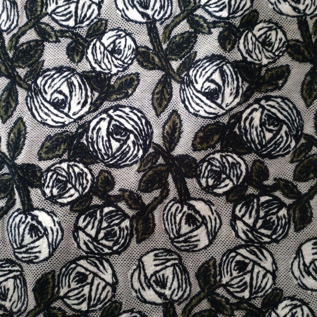 美品☆タグ有☆ミナペルホネン rosy ボアマフラー ストール ショール グレー