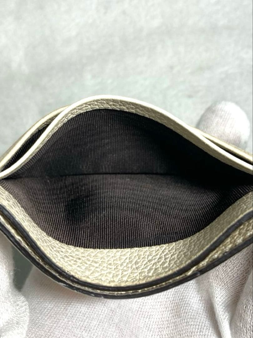 良品　GUCCI グッチ　ホースビット　レザー　カードケース　名刺入れ