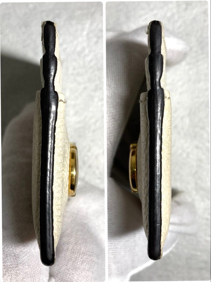 良品　GUCCI グッチ　ホースビット　レザー　カードケース　名刺入れ